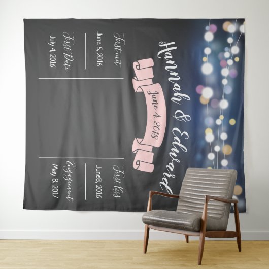 Tenture éclairage Mariage arrière-plan, appareil photo, pe (En situation (horizontale))