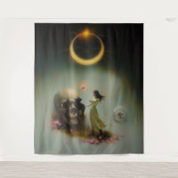 Eclipse Prêtre Lune Occulte Dark Witchk AI Art
