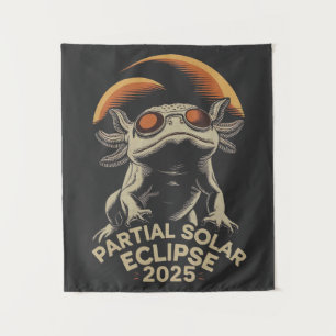 Tenture Éclipse Solaire Partielle 2025 Axolotl Ammph