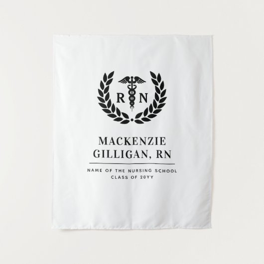 Tenture École de soins infirmiers de la RN personnalisée É (Devant)