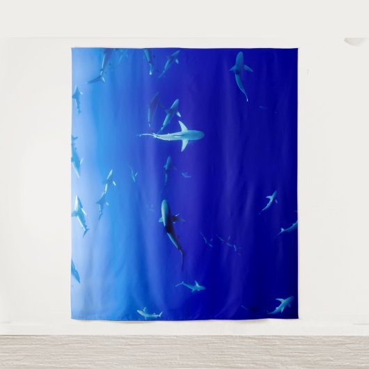 TENTURE ÉCOLE DES REQUINS PHOTO-BACKDROP (Devant)