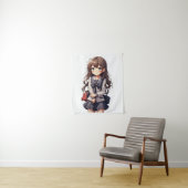 Tenture École japonaise d'Anime (En situation)