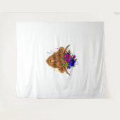 Tenture Écossais Highland Vache Vache Vache Whisperer Agri (Devant (Horizontal))