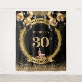 Tenture Écran de Whiskey pour l'anniversaire du 30e homme (Devant)