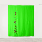 Tenture Écran vert - Vos mots Tapissserie (Devant)
