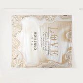 Tenture Écriture d'amour Éphésiens 4:2 Fond de mariage (Devant (Horizontal))