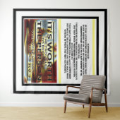 Tenture Écritures Images 03 (En situation (horizontale))