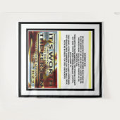 Tenture Écritures Images 03 (Devant (Horizontal))