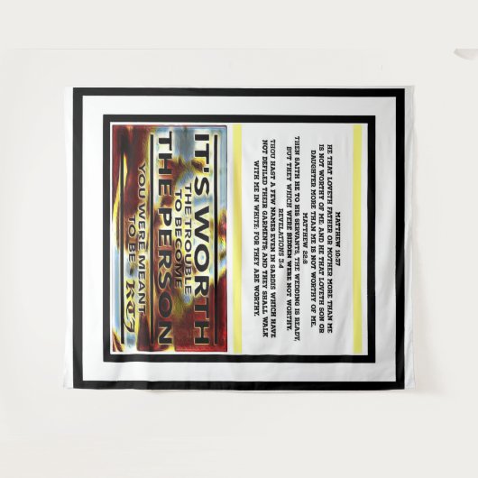 Tenture Écritures Images 03 (Devant (Horizontal))