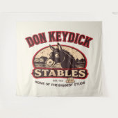 Tenture Écurie Vintage Don Keydick (Devant (Horizontal))