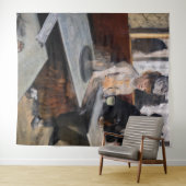 Tenture Edgar Degas - Dans un café / L'Absinthe (En situation (horizontale))