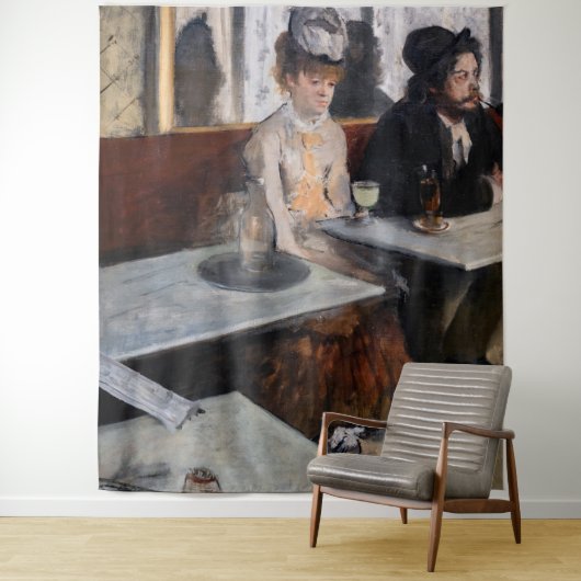Tenture Edgar Degas - Dans un café / L'Absinthe (En situation)