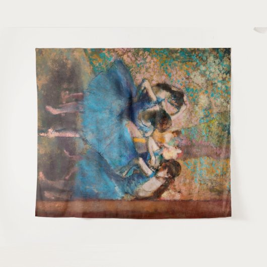 Tenture Edgar Degas - Danseurs en bleu (Devant (Horizontal))