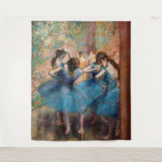 Tenture Edgar Degas - Danseurs en bleu (Devant)