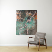 Tenture Edgar Degas - Danseuse basculant / Danseuse verte (En situation)