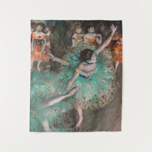 Tenture Edgar Degas - Danseuse basculant / Danseuse verte (Devant)