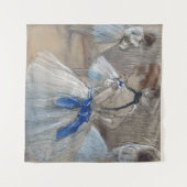 Tenture Edgar Degas, Danseuse de ruban bleu (Devant (Horizontal))
