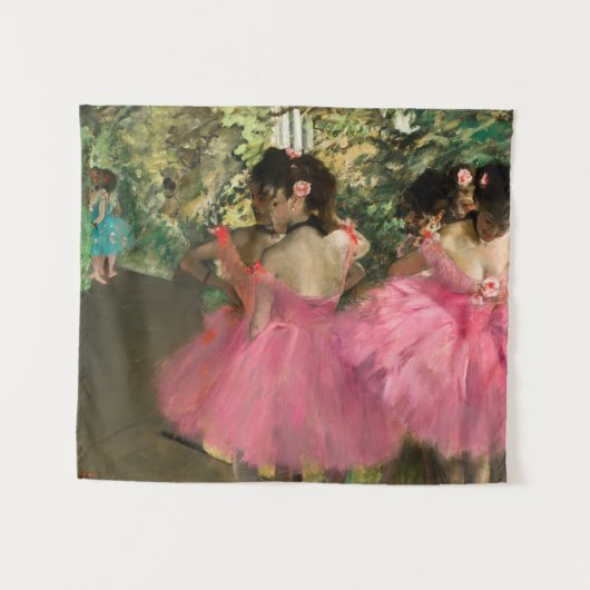 Tenture Edgar Degas - Danseuses en rose (Devant (Horizontal))