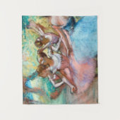 Tenture Edgar Degas - Quatre Ballerinas sur scène (Devant)