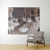 Tenture Edgar Degas - Répétition de ballet sur scène (En situation (horizontale))