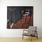 Tenture Edouard Manet - Berthe Morisot avec ventilateur (En situation (horizontale))