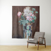 Tenture Edouard Manet - Fleurs dans un Vase de Cristal (En situation)