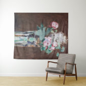 Tenture Edouard Manet - Fleurs dans un Vase de Cristal (En situation (horizontale))