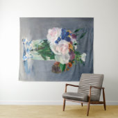 Tenture Edouard Manet - Fleurs dans un Vase de Cristal (En situation (horizontale))