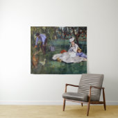 Tenture Edouard Manet - La famille Monet dans son jardin (En situation (horizontale))