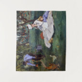 Tenture Edouard Manet - La famille Monet dans son jardin (Devant)