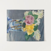 Tenture Edouard Manet - Lilas et Roses (Devant (Horizontal))