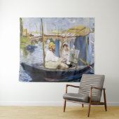 Tenture Edouard Manet - Monet dans son Studio Boat (En situation (horizontale))