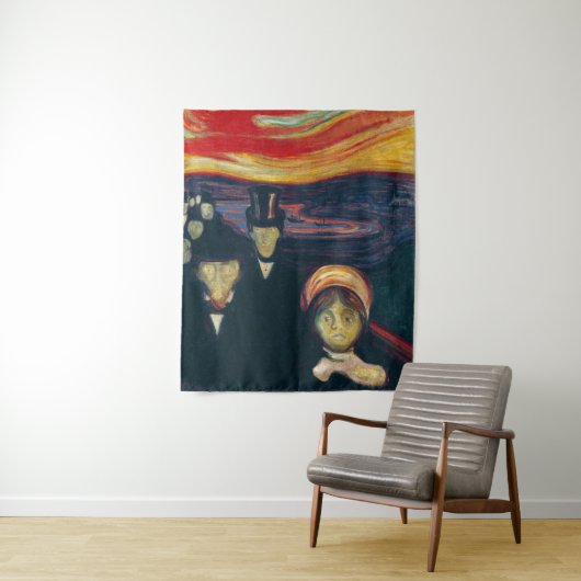 Tenture Edvard Munch - Anxiété (En situation)