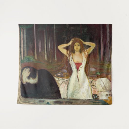 Tenture Edvard Munch - Ashes (Devant (Horizontal))