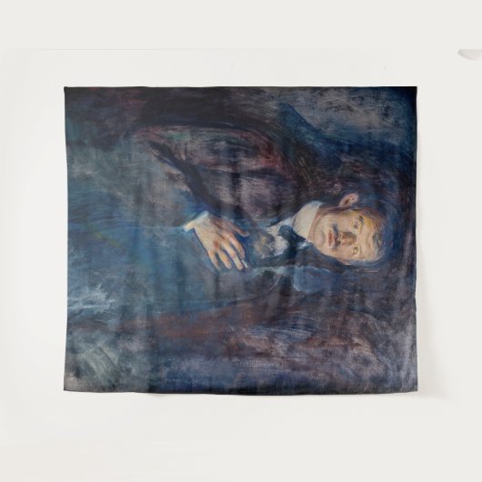 Tenture Edvard Munch - Autoportrait avec cigarette (Devant (Horizontal))