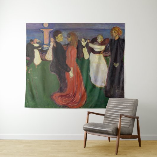 Tenture Edvard Munch - La Danse de la Vie (En situation (horizontale))
