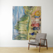 Tenture Edvard Munch - La forêt Fairytale (En situation)