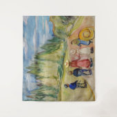 Tenture Edvard Munch - La forêt Fairytale (Devant)