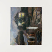 Tenture Edvard Munch - La tempête (Devant)