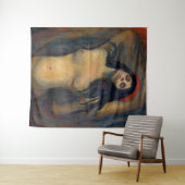 Tenture Edvard Munch - Madonna (En situation (horizontale))