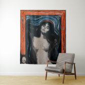 Tenture Edvard Munch - Madonna Lithographie (En situation)