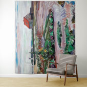 Tenture Edvard Munch - Seashore. Paysage près de Lubeck (En situation)