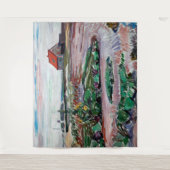 Tenture Edvard Munch - Seashore. Paysage près de Lubeck (Devant)