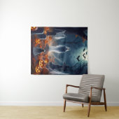 Tenture Éffrayant Halloween Haunted Grave Yard (En situation (horizontale))