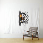 Tenture Éffrayant pattes et Citrouille Halloween Nights Cl (En situation (horizontale))