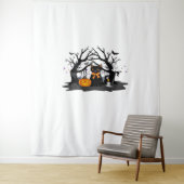 Tenture Éffrayant pattes et Citrouille Halloween Nights Cl (En situation)