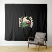 Tenture Eggnog & Poulets (En situation (horizontale))