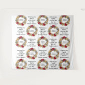 Tenture Église d'entreprise commerciale | LOGO | Festif (Devant (Horizontal))