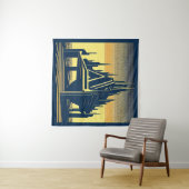 Tenture Église futuriste SF 2 (En situation (horizontale))