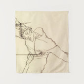 Tenture Egon Schiele-Self Portrait As St Sebastian (Devant)